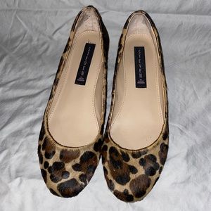 Steven by Steve Madden Leopard Print Flats Size 8